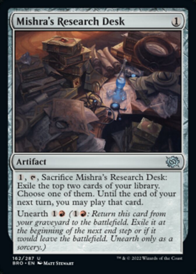 Mishra's Research Desk [The Brothers' War] | GnG Games