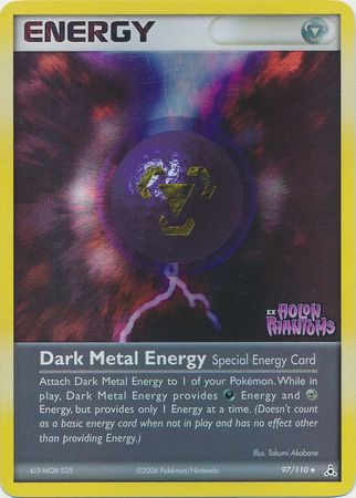 Dark Metal Energy (97/110) (Stamped) [EX: Holon Phantoms] | GnG Games