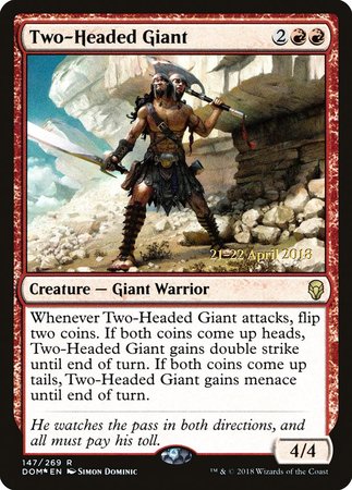 Two-Headed Giant [Dominaria Promos] | GnG Games