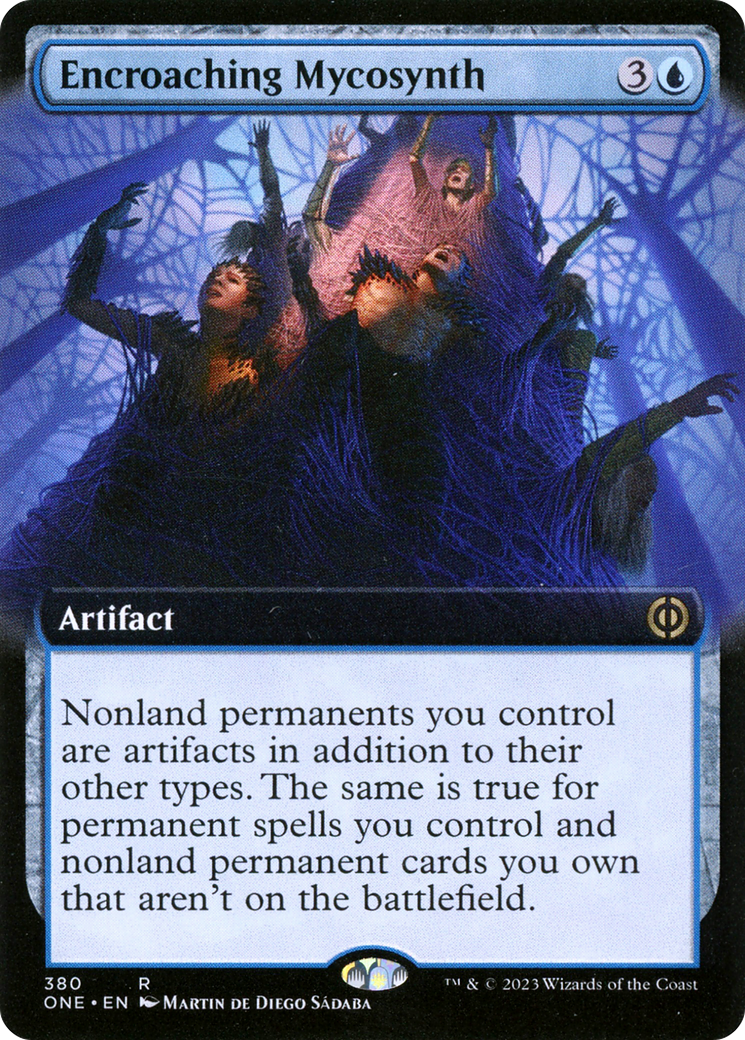 Encroaching Mycosynth (Extended Art) [Phyrexia: All Will Be One] | GnG Games