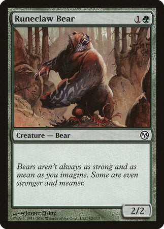 Runeclaw Bear [Duels of the Planeswalkers] | GnG Games