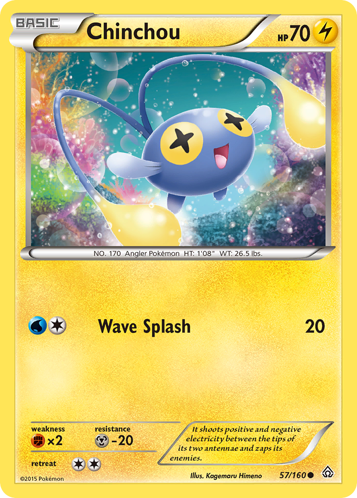 Chinchou (57/160) [XY: Primal Clash] | GnG Games