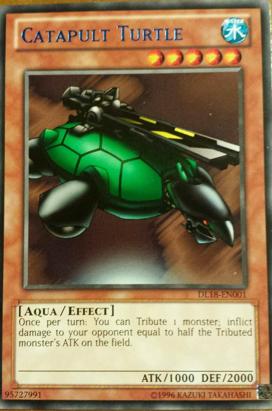 Catapult Turtle (Blue) [DL18-EN001] Rare | GnG Games