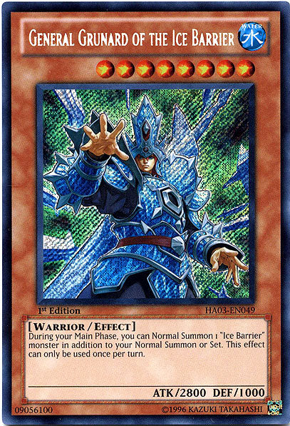 General Grunard of the Ice Barrier [HA03-EN049] Secret Rare | GnG Games