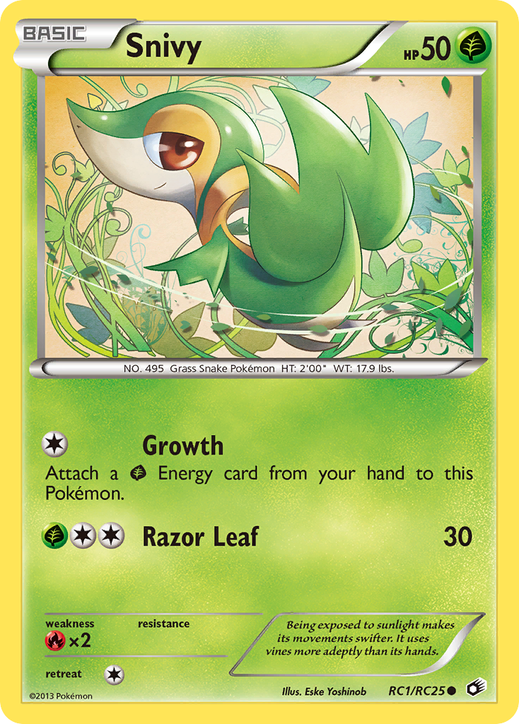 Snivy (RC1/RC25) [Black & White: Legendary Treasures] | GnG Games