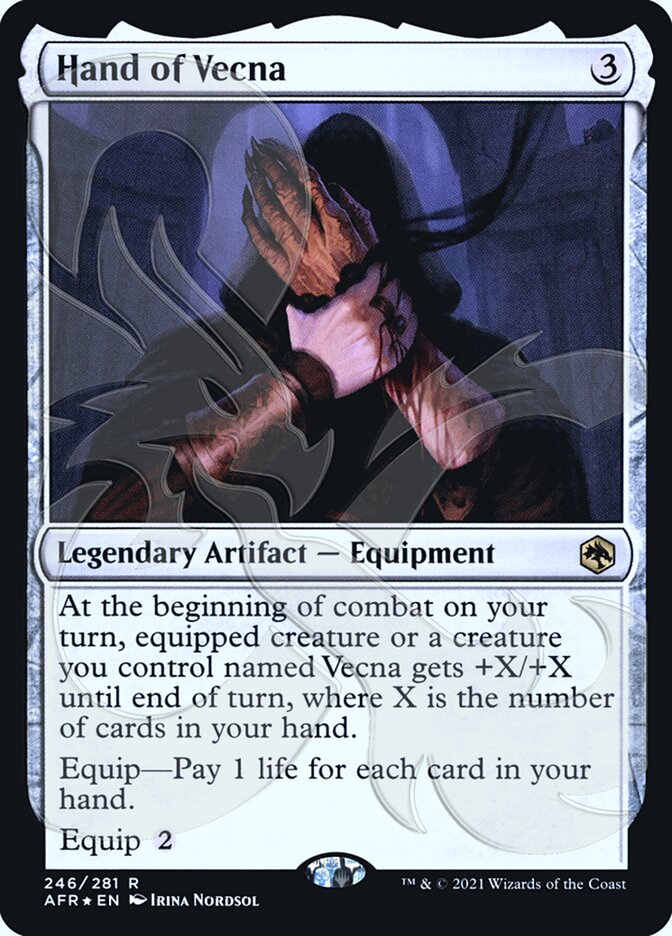 Hand of Vecna (Ampersand Promo) [Dungeons & Dragons: Adventures in the Forgotten Realms Promos] | GnG Games