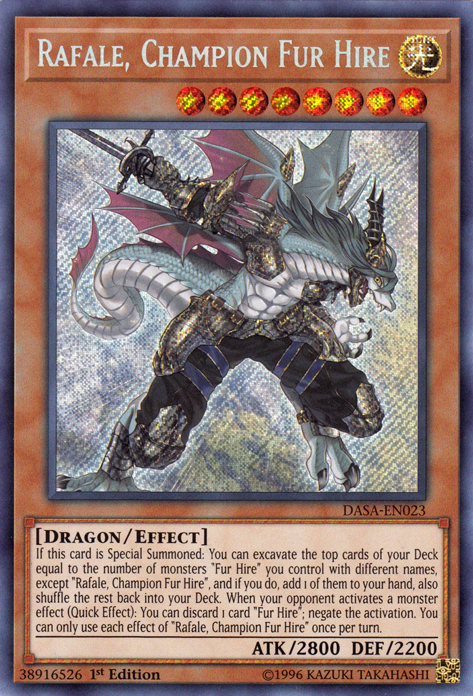 Rafale, Champion Fur Hire [DASA-EN023] Secret Rare | GnG Games