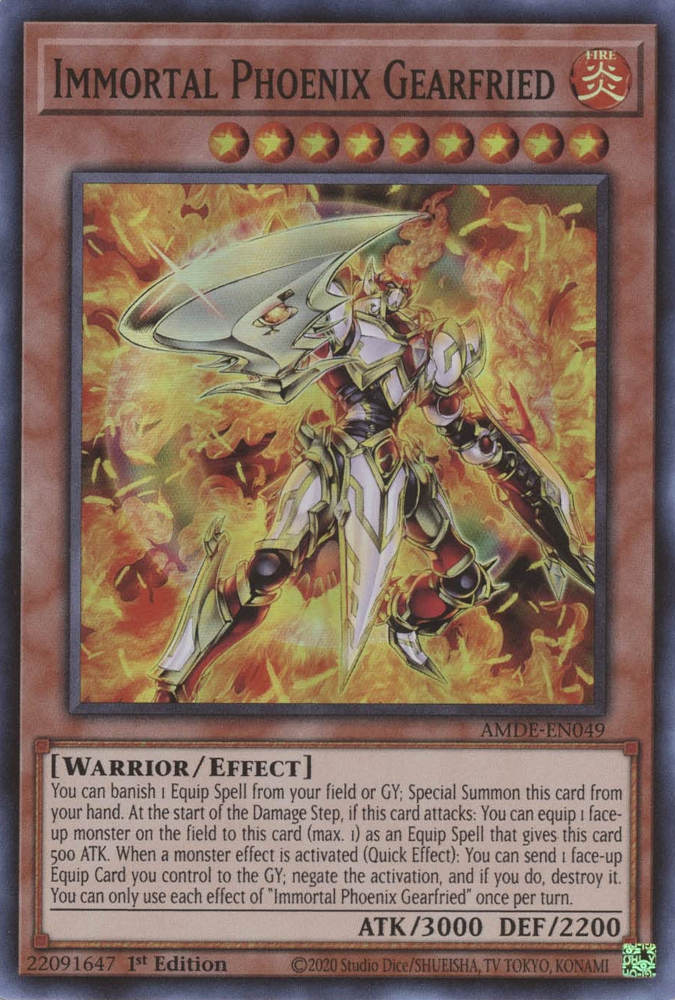 Immortal Phoenix Gearfried [AMDE-EN049] Super Rare | GnG Games