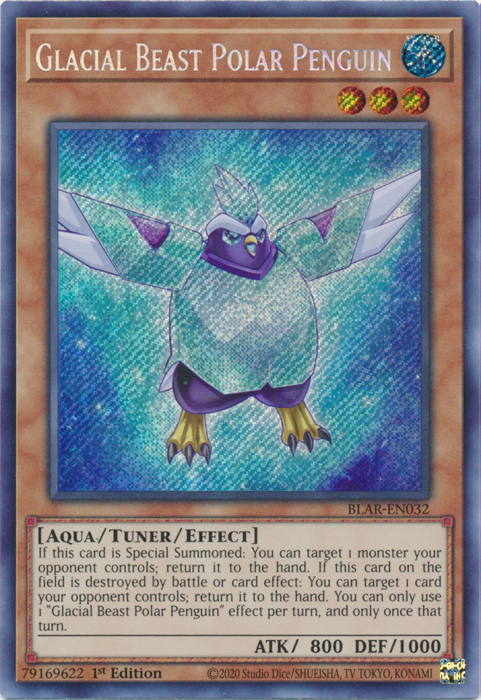 Glacial Beast Polar Penguin [BLAR-EN032] Secret Rare | GnG Games