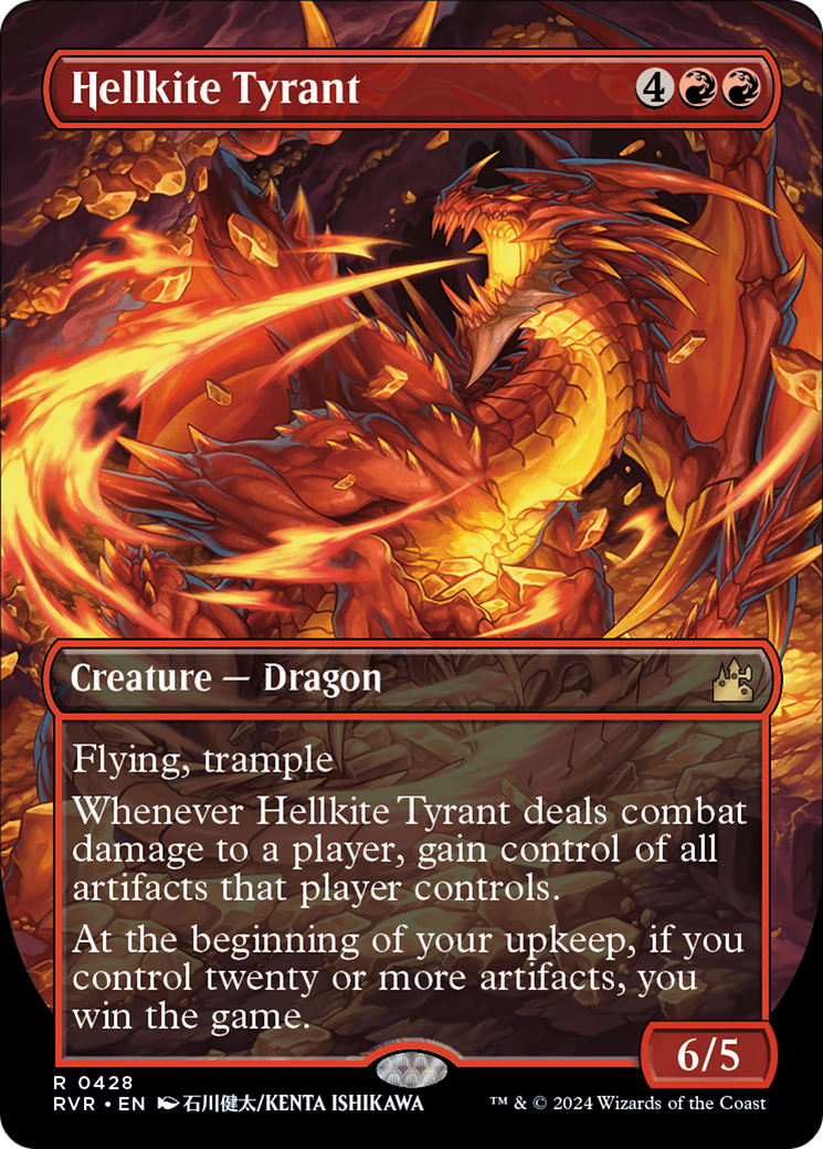 Hellkite Tyrant (Anime Borderless) [Ravnica Remastered] | GnG Games