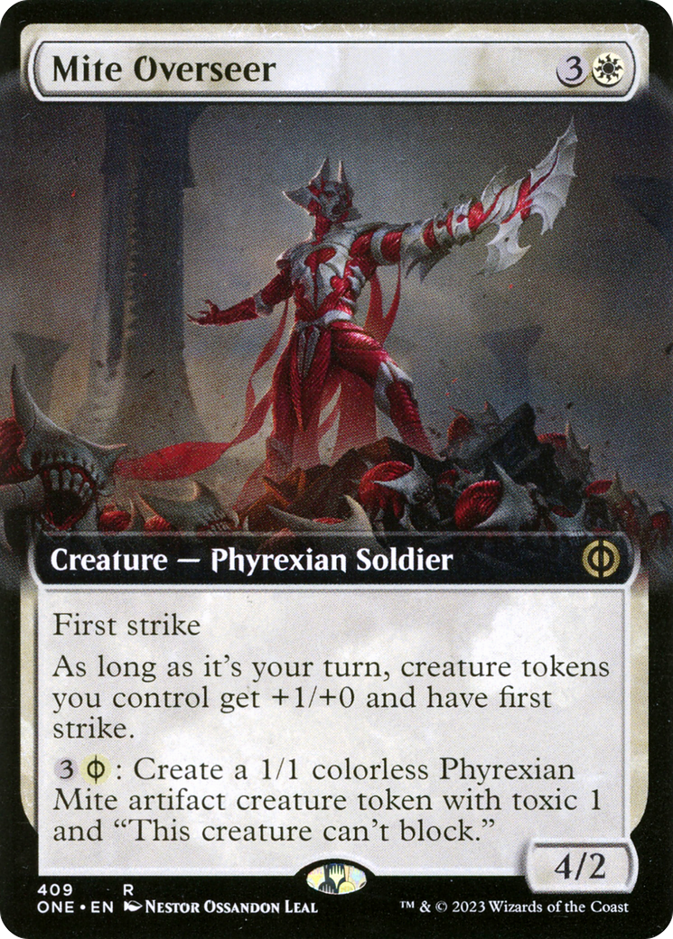 Mite Overseer (Extended Art) [Phyrexia: All Will Be One] | GnG Games