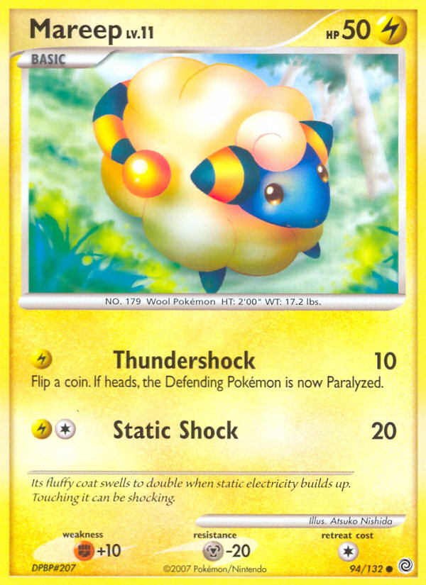 Mareep (94/132) [Diamond & Pearl: Secret Wonders] | GnG Games