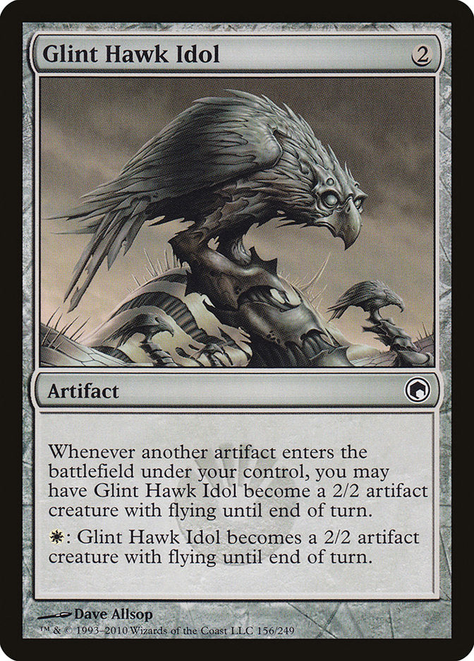 Glint Hawk Idol [Scars of Mirrodin] | GnG Games