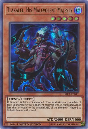 Tlakalel, His Malevolent Majesty (Sneak Peek) [RIRA-ENSP1] Ultra Rare | GnG Games