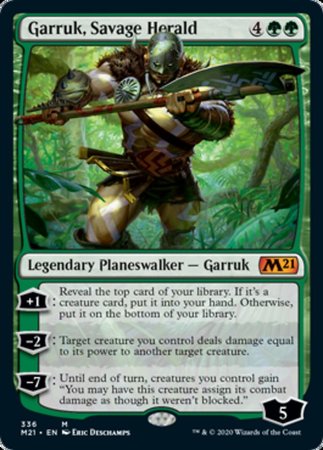 Garruk, Savage Herald [Core Set 2021] | GnG Games