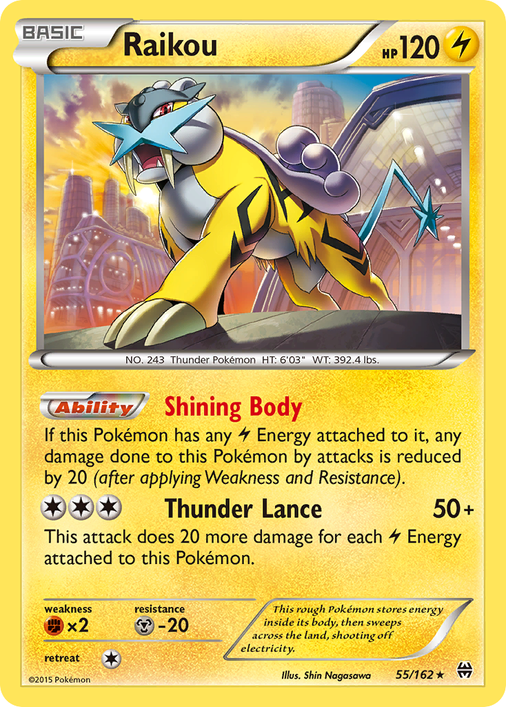 Raikou (55/162) [XY: BREAKthrough] | GnG Games