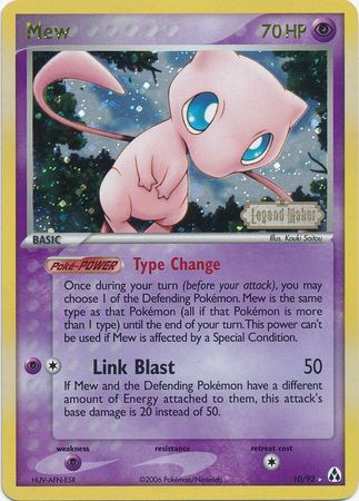 Mew (10/92) (Stamped) [EX: Legend Maker] | GnG Games