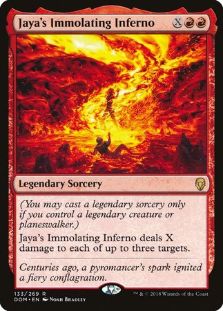 Jaya's Immolating Inferno [Dominaria] | GnG Games