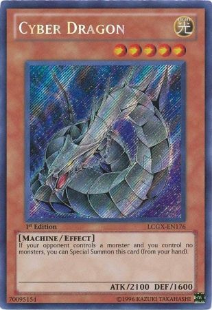 Cyber Dragon (Alternate Art) [LCGX-EN176] Secret Rare | GnG Games