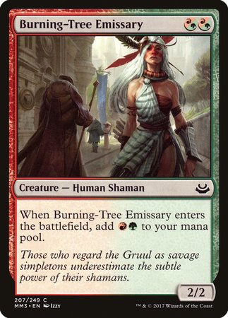 Burning-Tree Emissary [Modern Masters 2017] | GnG Games