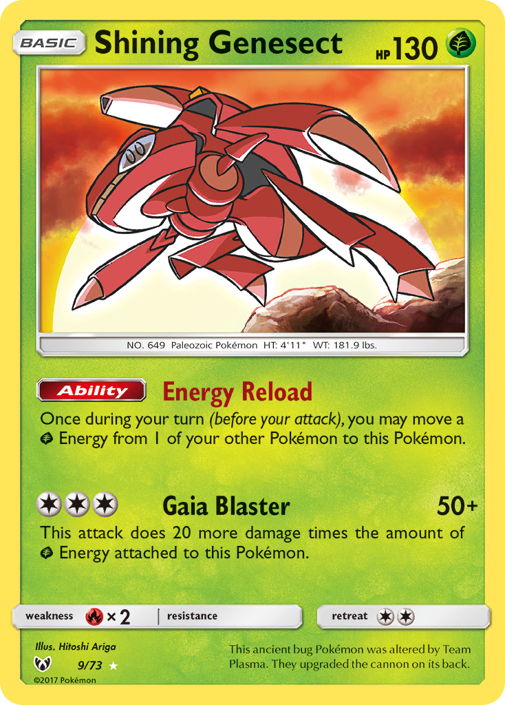 Shining Genesect (9/73) [Sun & Moon: Shining Legends] | GnG Games