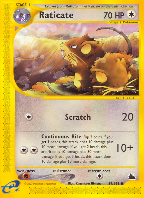 Raticate (89/144) [Skyridge] | GnG Games