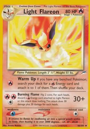 Light Flareon (46/105) [Neo Destiny Unlimited] | GnG Games