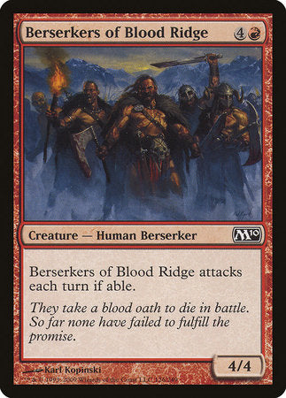 Berserkers of Blood Ridge [Magic 2010] | GnG Games