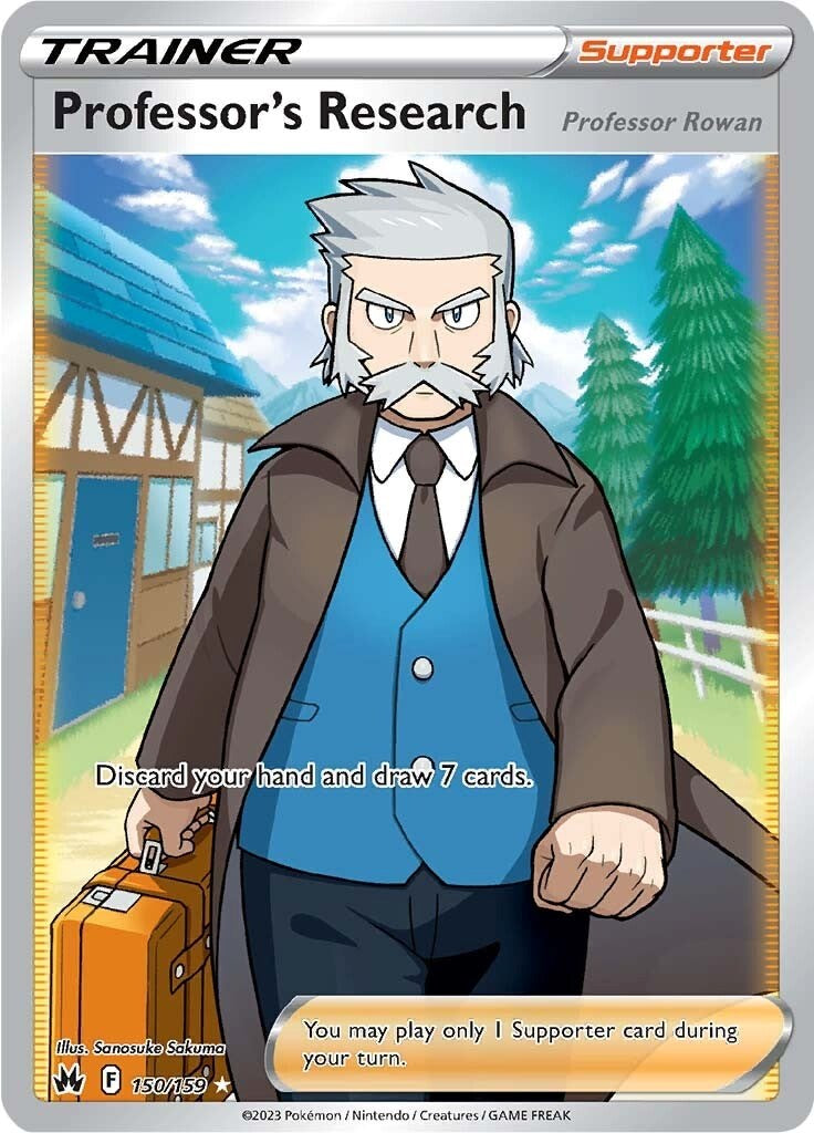 Professor's Research (150/159) (Full Art) [Sword & Shield: Crown Zenith] | GnG Games