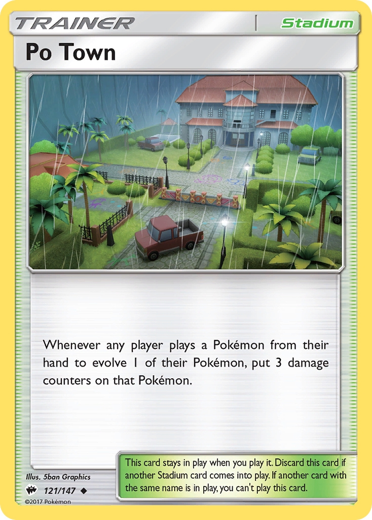 Po Town (121/147) [Sun & Moon: Burning Shadows] | GnG Games