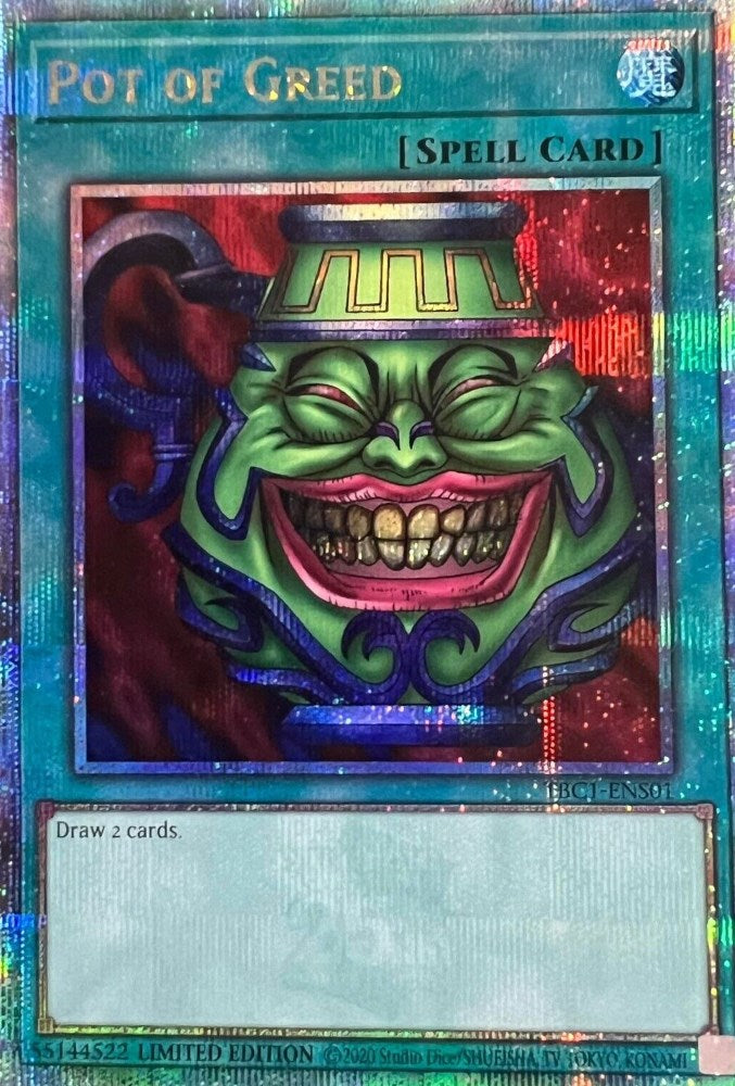 Pot of Greed [TBC1-ENS01] Secret Rare | GnG Games