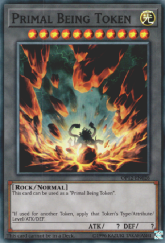 Primal Being Token [OP12-EN026] Super Rare | GnG Games