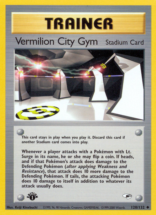 Vermilion City Gym (120/132) [Gym Heroes 1st Edition] | GnG Games