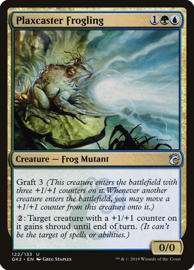 Plaxcaster Frogling [Ravnica Allegiance Guild Kit] | GnG Games