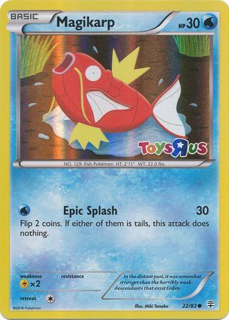 Magikarp (22/83) (Toys R Us Promo) [XY: Generations] | GnG Games