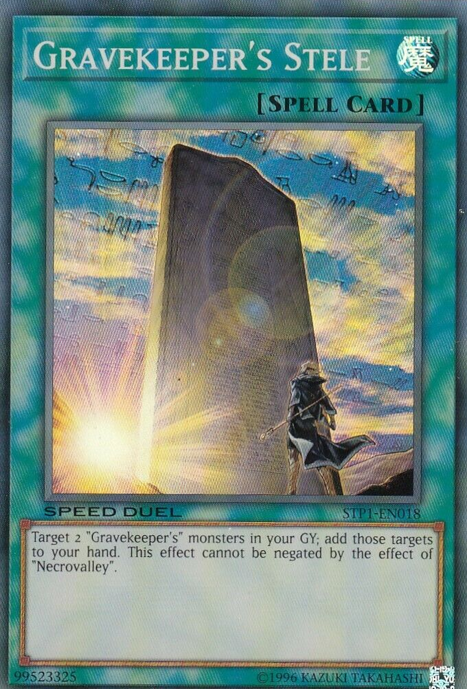 Gravekeeper's Stele [STP1-EN018] Super Rare | GnG Games