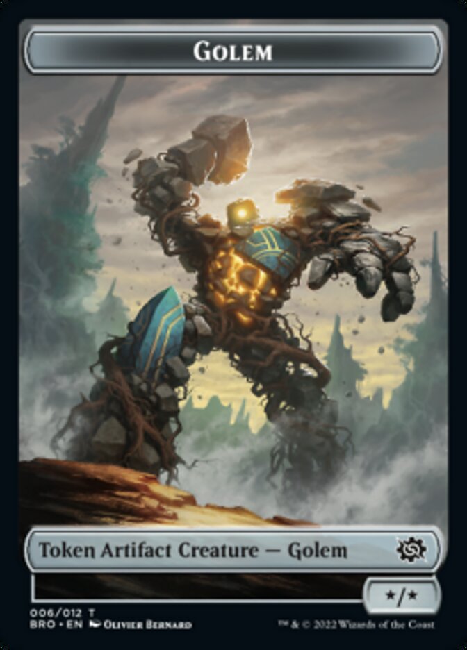 Golem Token [The Brothers' War Tokens] | GnG Games