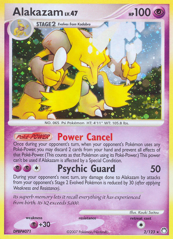 Alakazam (2/123) [Diamond & Pearl: Mysterious Treasures] | GnG Games