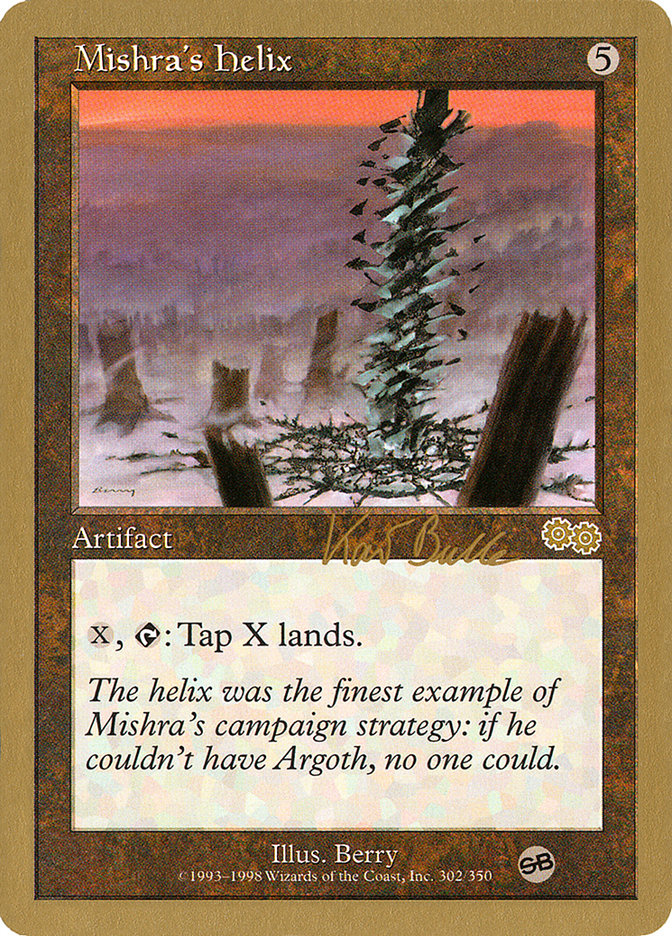 Mishra's Helix (Kai Budde) (SB) [World Championship Decks 1999] | GnG Games