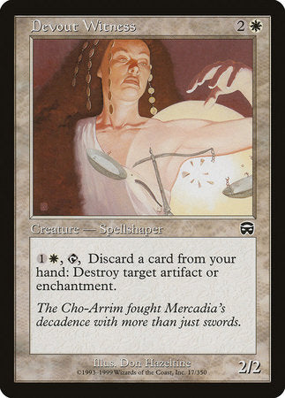 Devout Witness [Mercadian Masques] | GnG Games