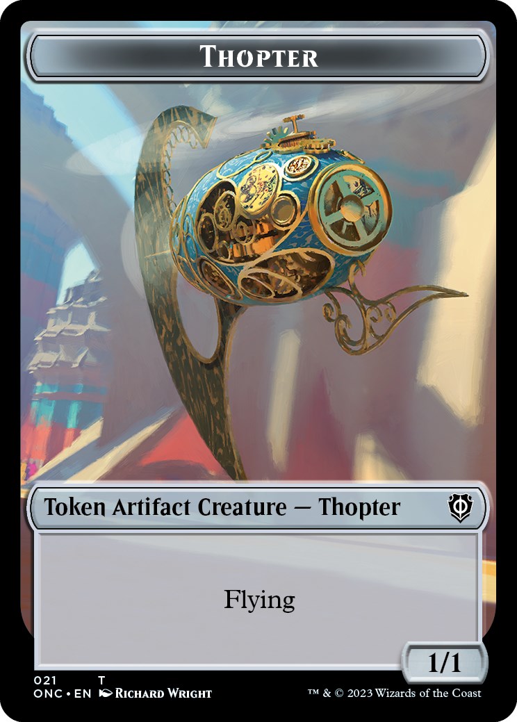 Myr // Thopter Double-Sided Token [Phyrexia: All Will Be One Commander Tokens] | GnG Games