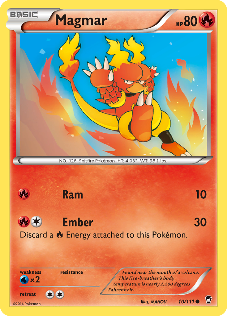 Magmar (10/111) [XY: Furious Fists] | GnG Games