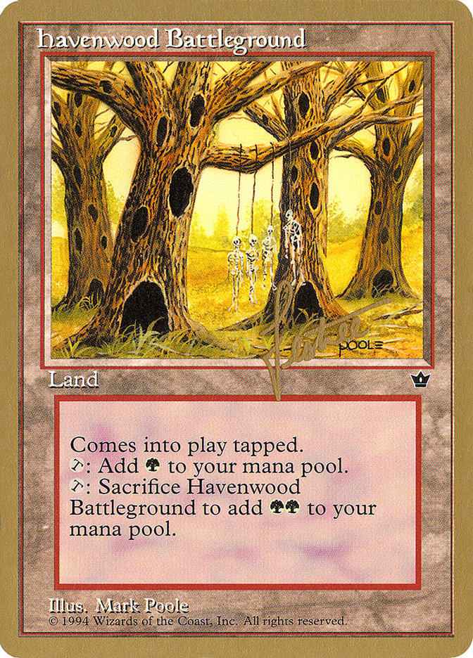 Havenwood Battleground (Bertrand Lestree) [Pro Tour Collector Set] | GnG Games