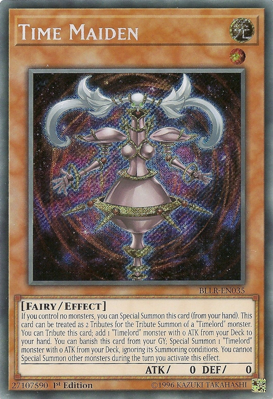 Time Maiden [BLLR-EN035] Secret Rare | GnG Games