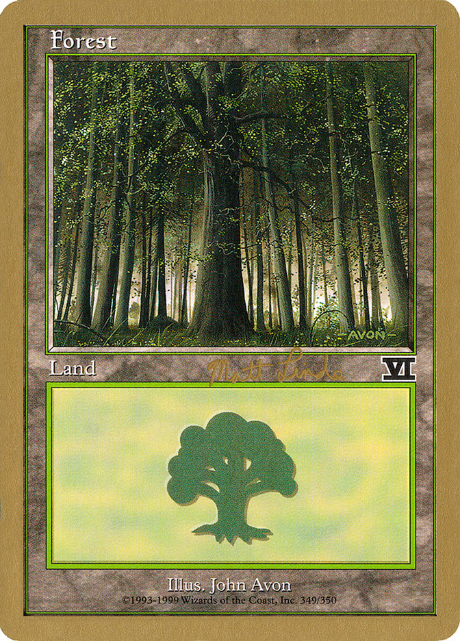 Forest (ml349) (Matt Linde) [World Championship Decks 1999] | GnG Games