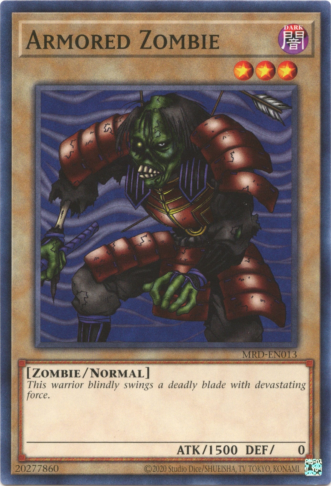 Armored Zombie (25th Anniversary) [MRD-EN013] Common | GnG Games