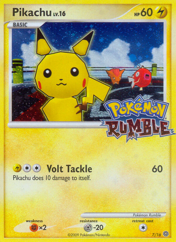 Pikachu (7/16) [Pokémon Rumble] | GnG Games