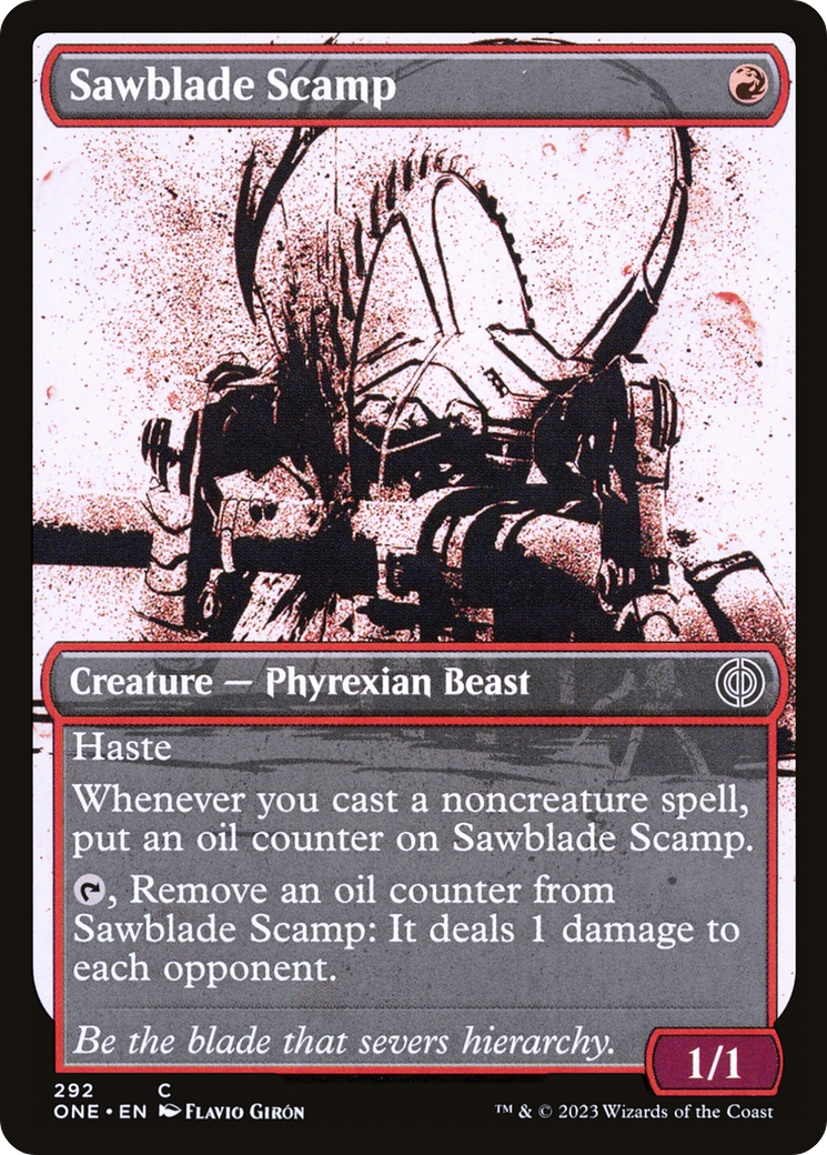 Sawblade Scamp (Showcase Ichor) [Phyrexia: All Will Be One] | GnG Games