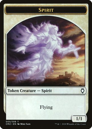 Spirit Token [Commander Anthology Volume II Tokens] | GnG Games