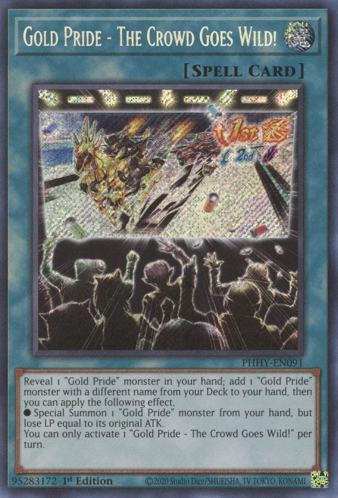 Gold Pride - The Crowd Goes Wild! [PHHY-EN091] Secret Rare | GnG Games